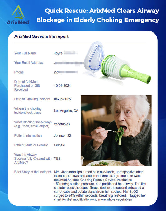 #185 Elderly Woman Rescued from Choking Emergency