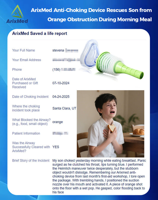 #265 ArixMed Saves Boy in Breakfast Choking Crisis