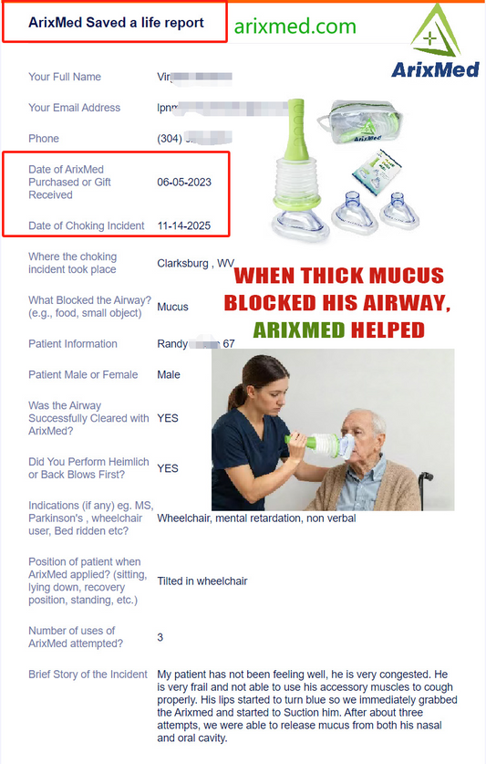 #927  ArixMed in a long-term care emergency