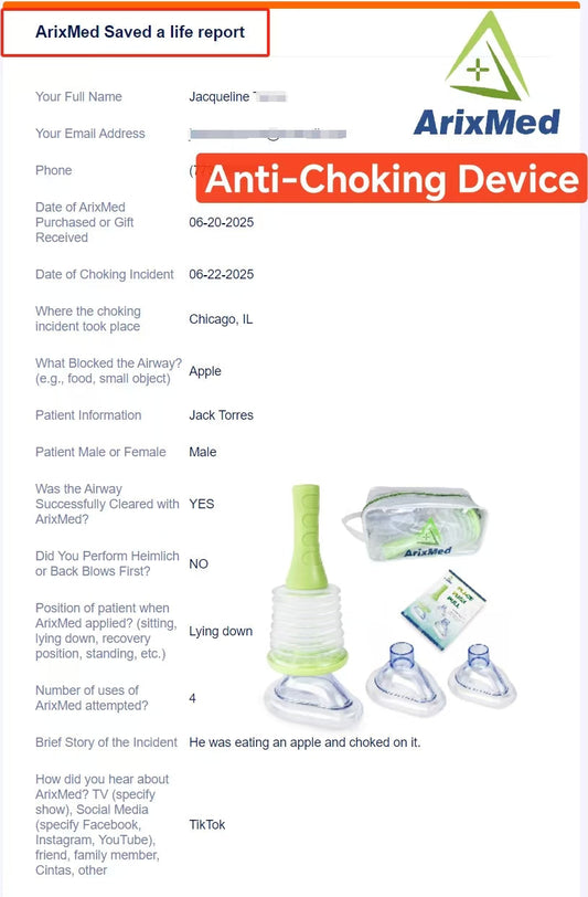 #520 Apple Choking Incident — Saved by ArixMed