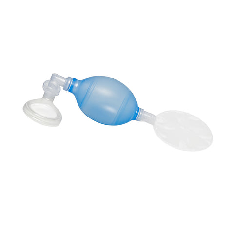 Manual BVM Resuscitator Kit – Adult Size Emergency Bag Valve Mask with Oxygen Reservoir